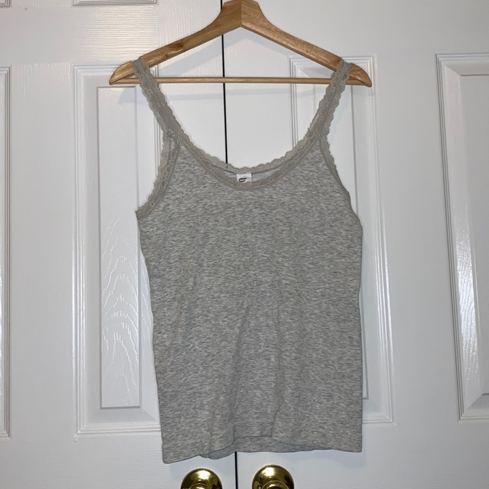 NWT Fabletics Seamless Tank - Heather Grey